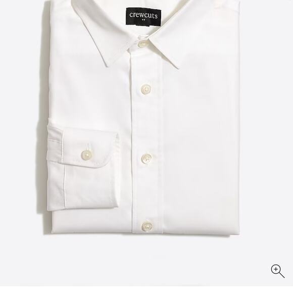 JCrew CrewCuts Boys' long-sleeve flex Thompson shirt Size 8 NWTs - Picture 3 of 3